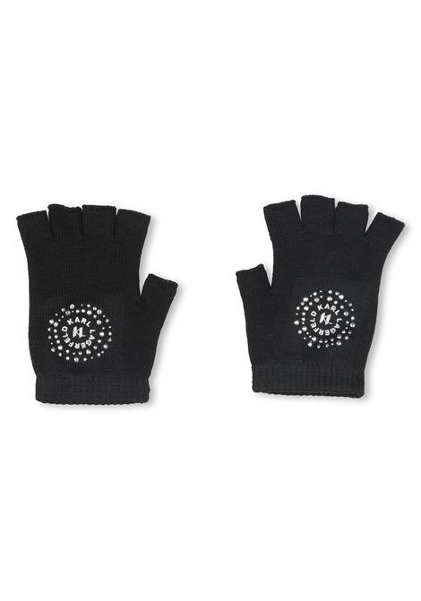 Guanti con decorazione KARL LAGERFELD KIDS | Z3033509B